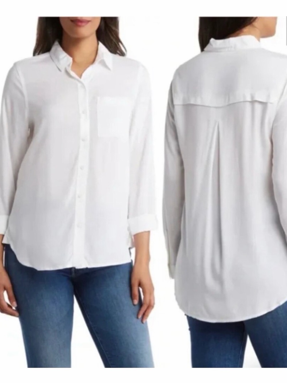 beachlunchlounge White Button-Down size Small